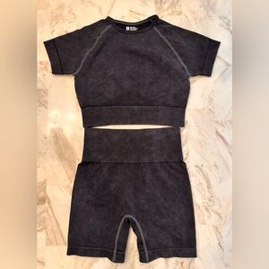 Stylish Women's Athletic Shorts in Charcoal